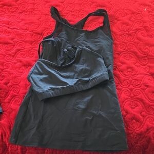 Bundle Of Adult Xs Danz Gear, 1 Sport Bra, 1 Leotard Black